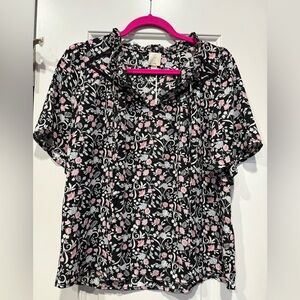 NWT Joie Floral Blouse Size M
